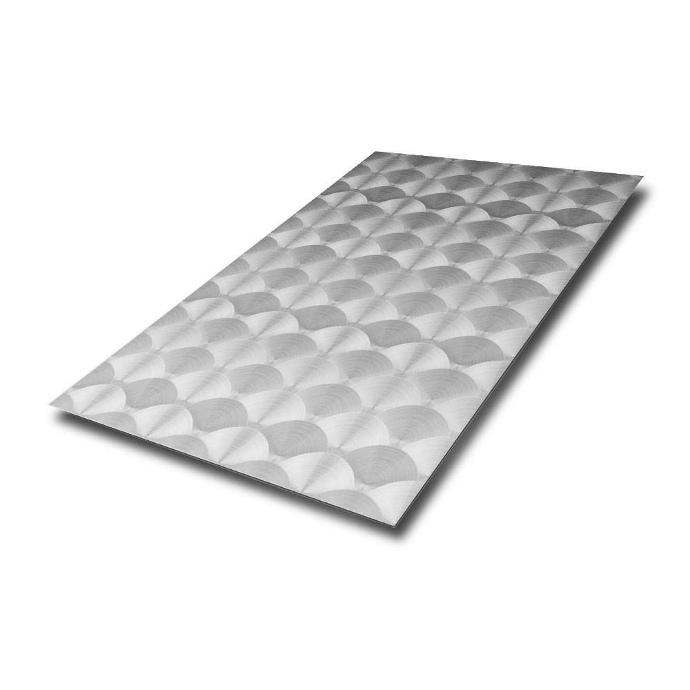 Circular Polished Stainless Steel Sheet 304